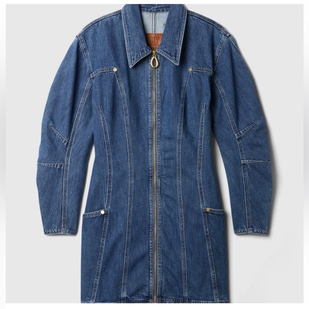 Gap × Cult Gaia Barrel Denim Mini Dress